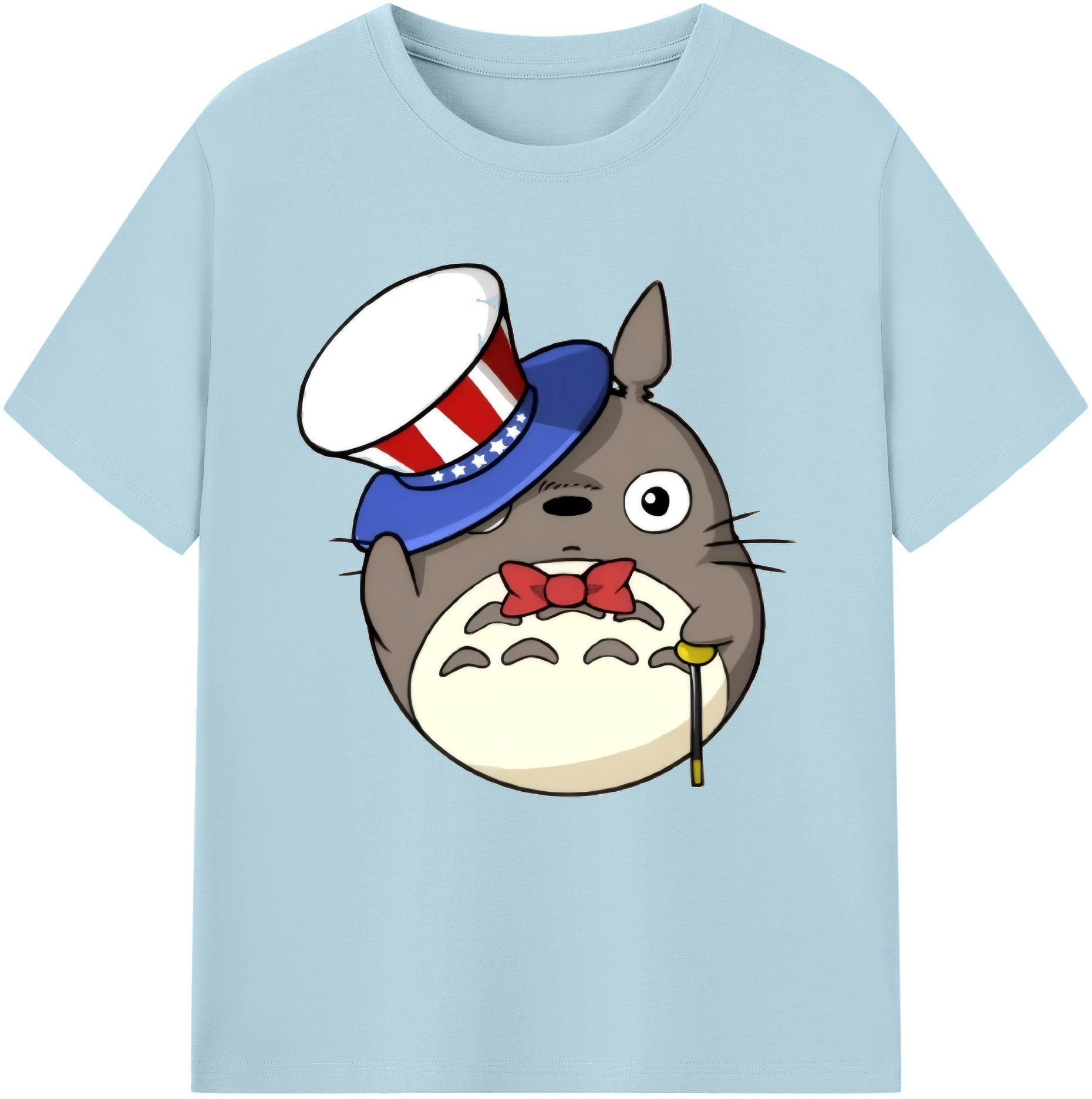 （画像用） となりのトトロ 草壁メイ 草壁サツキ My Neighbor Totoro Satsuki Kusakabe Mei Kusakabe 綿100％半袖Tシャツ（フロントプリント）